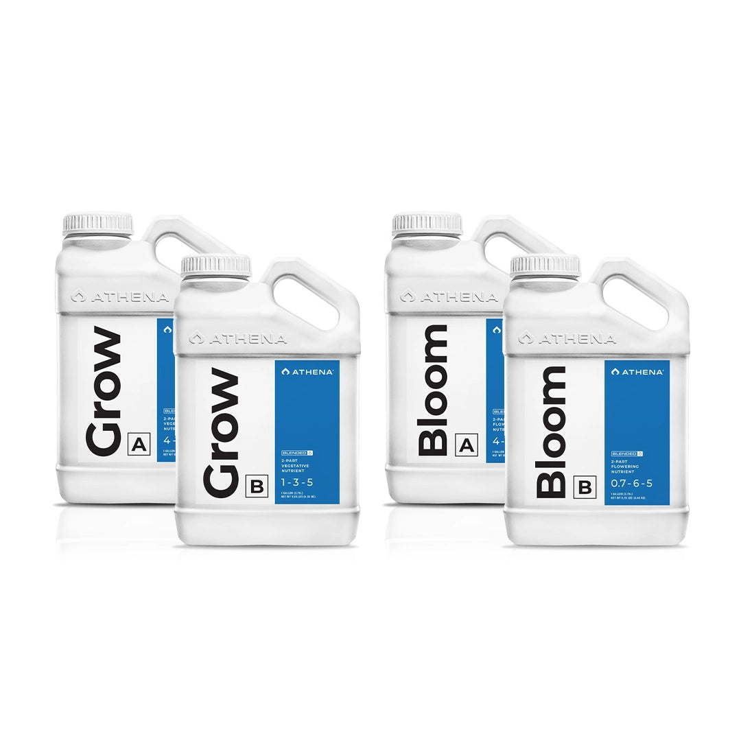 Combo Grow + Bloom Partes A + B Blended Line Athena AG Fertilizant