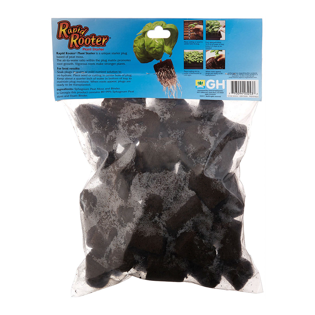 RAPID ROOTERS (50 Piezas) Cubos Para Germinación De Semillas Y Propagación De Esquejes