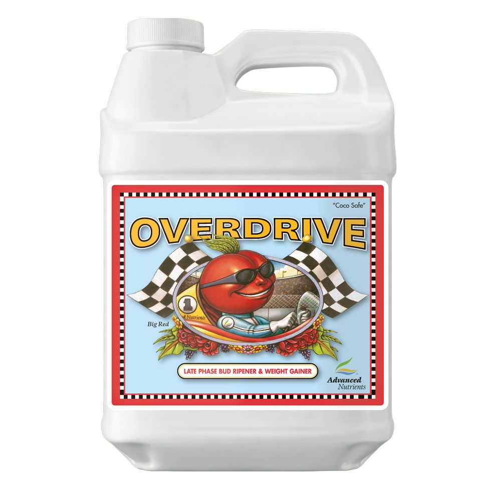 OVERDRIVE Fertilizante Estimulador De Floración Mas Peso y Tamaño En Tus Cosechas