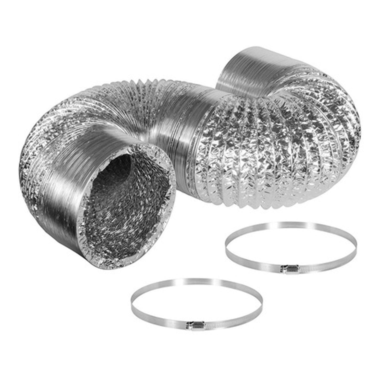 DUCTO DE ALUMINIO DE 8" iPower 7.6m De Largo Optimiza La Circulación De Aire En Tu Cultivo