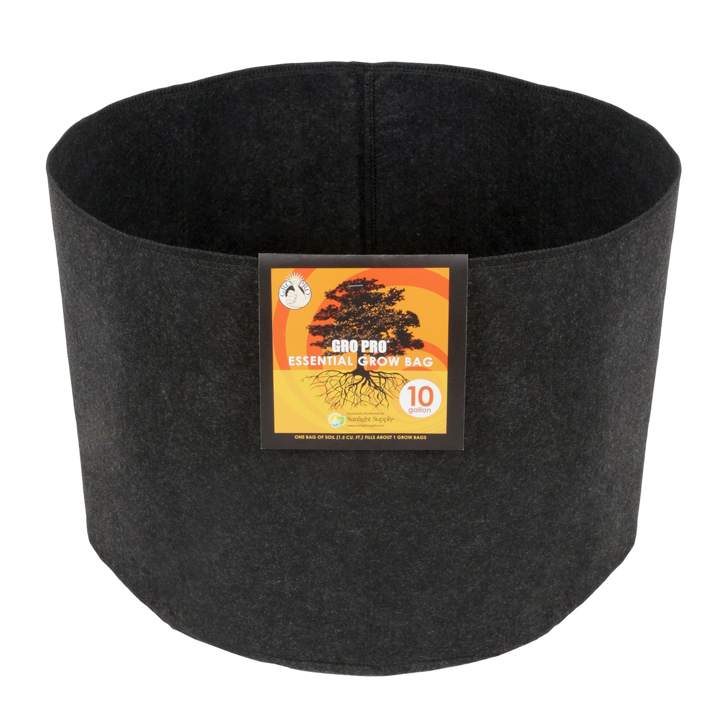 GRO PRO FABRIC POT 10 GALONES Maceta geotextil para mejorar la oxigenación de la raíz
