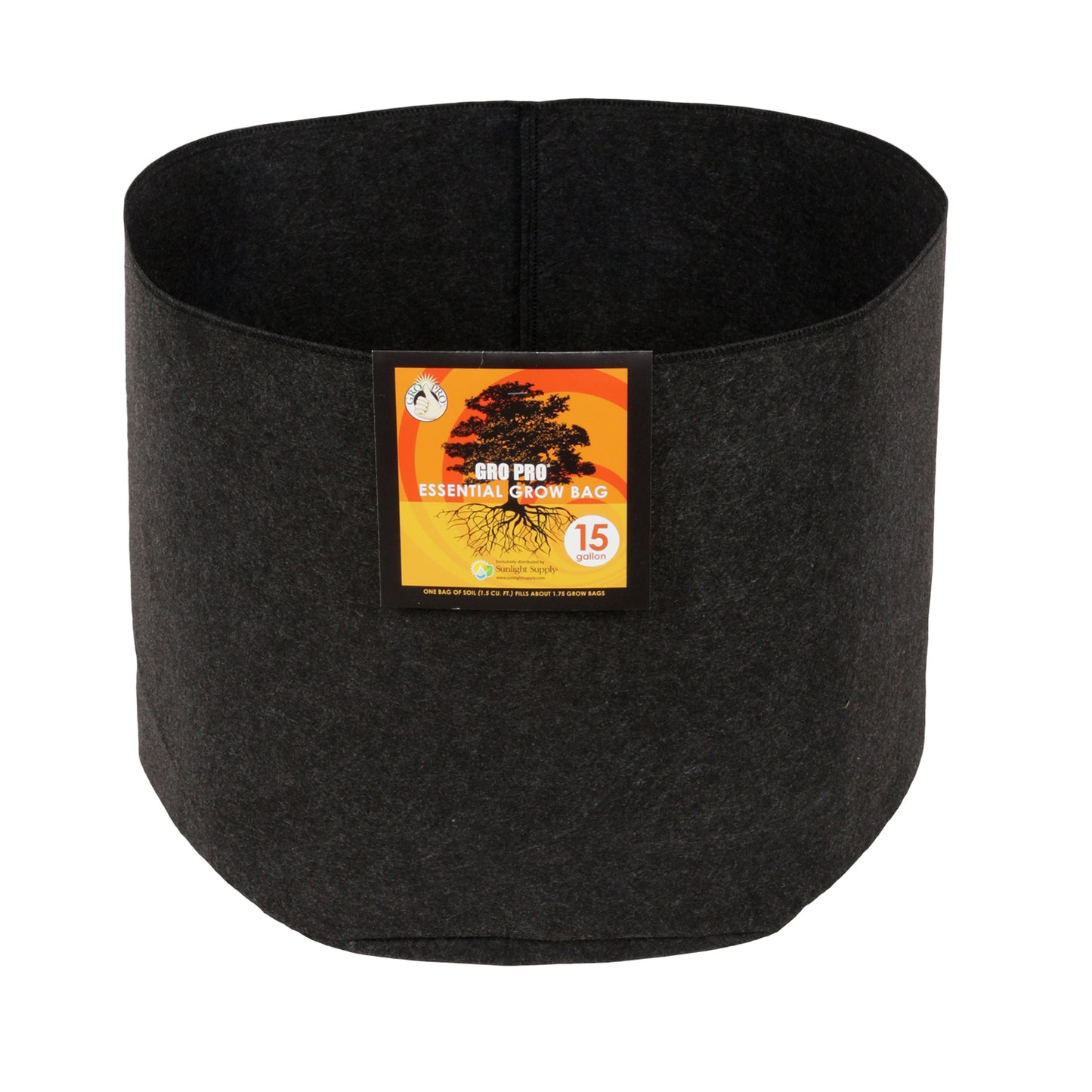 GRO PRO FABRIC POT 15 GALONES Maceta geotextil para mejorar la oxigenación de la raíz