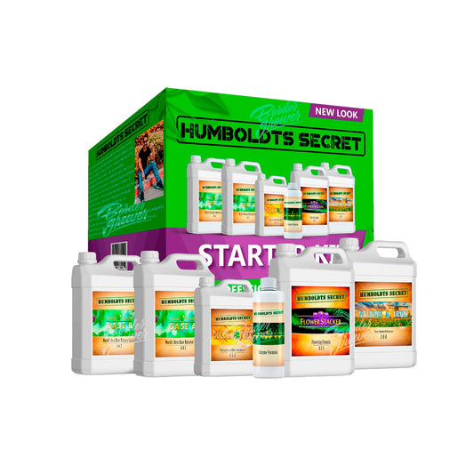 HUMBOLDTS SECRET STARTER KIT Nutrición Completa Auto Cultivo. Nutriente Base, Suplemento y Aditivo
