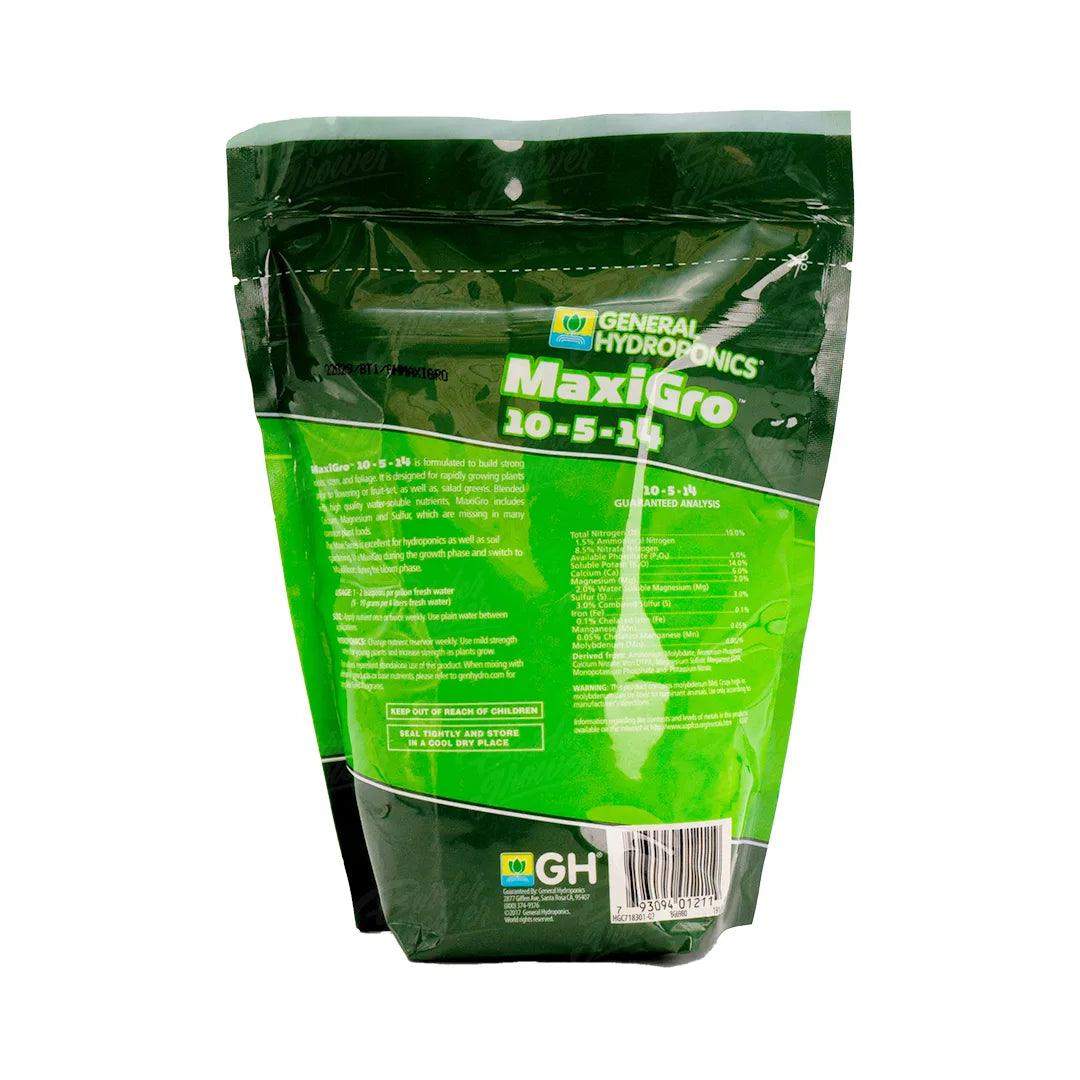 COMBO MAXIGROW y MAXIBLOOM Nutrientes Base Solubles Para Floración Y Vegetación Desarrollo Vigoroso Para Tus Cultivos