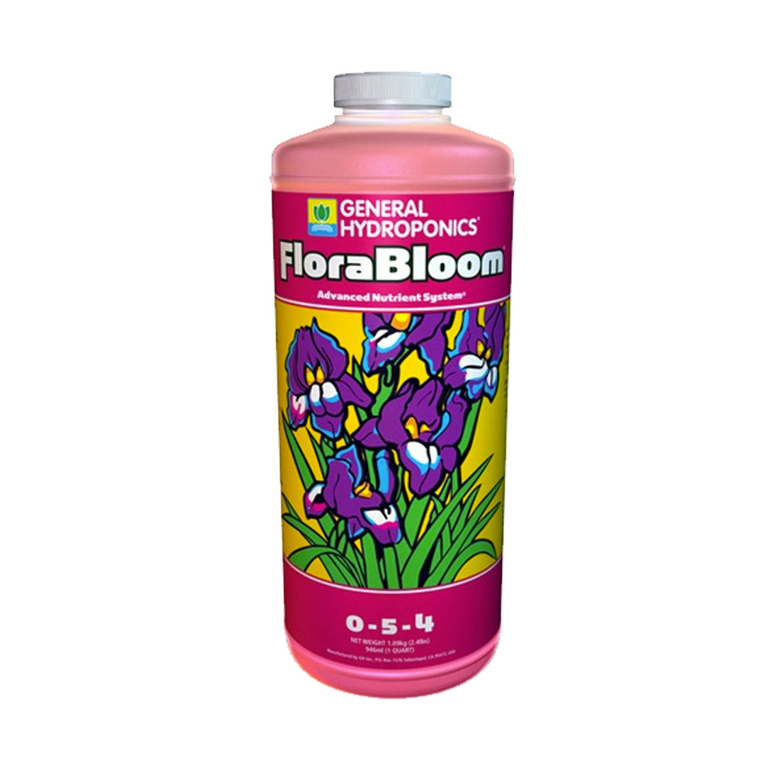 Flora Bloom, La nutrición base de General Hydroponics que te dará las mejores cosechas.