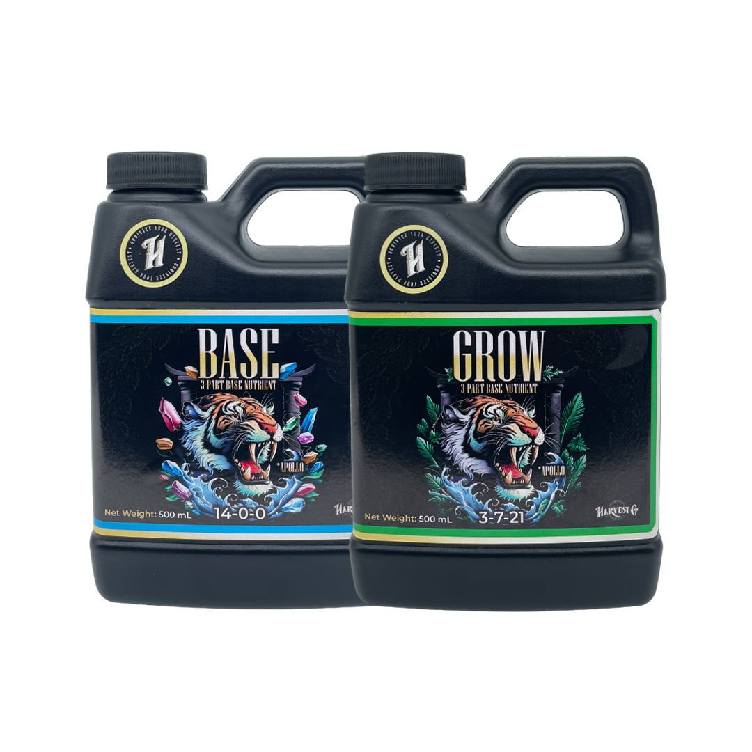 HARVESTPRO SERIES VEGETACIÓN: BASE+GROW Fertilizante Base Para Vegetación Desarrollo Exuberante de Tallos Y Hojas