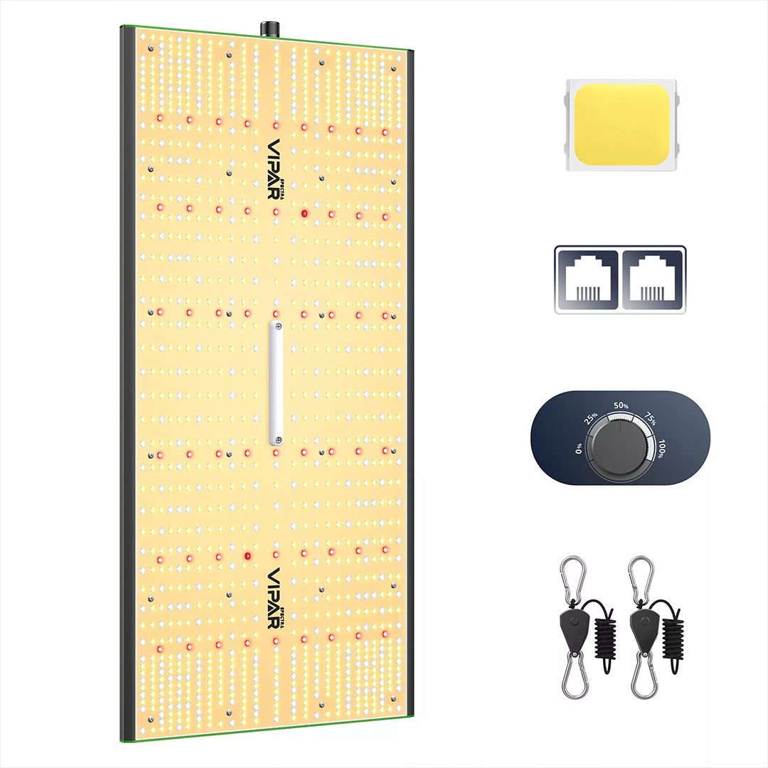 P2000 240W | ViparSpectra - Lampara de Cultivo LED de Espectro Completo Con Regulador