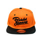 GORRA OFICIAL BORDER GROWER Tipo Snapback Naranja/Negro