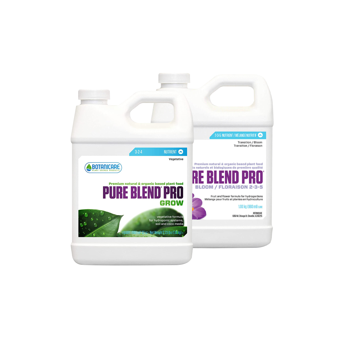 COMBO PURE BLEND PRO GROW + BLOOM Fertilizante Base Multi Etapa Mejora El Desarrollo De Tus Plantas