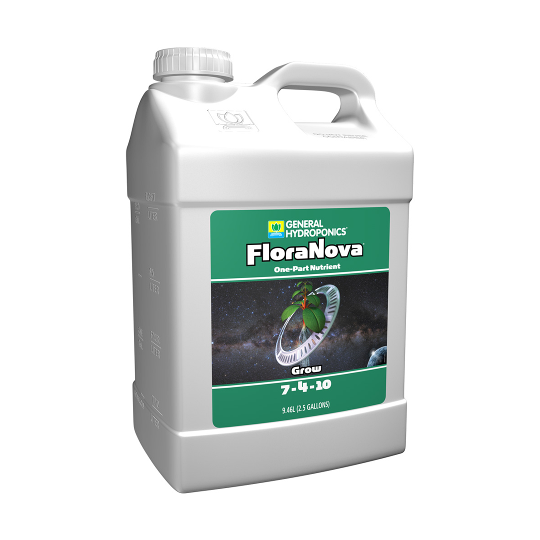 FLORANOVA GROW Fertilizante Base Para Vegetación Altamente Concentrado Mejora El Crecimiento De Tallos, Hojas Y Raíces